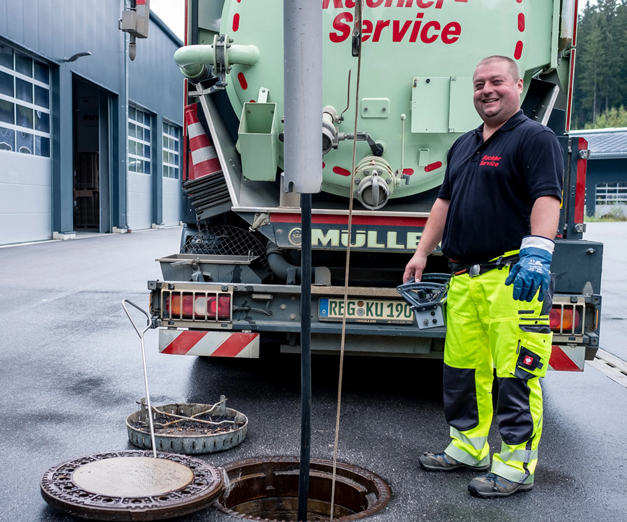 TV Kanaluntersuchung mit Kameratechnik in Willmering